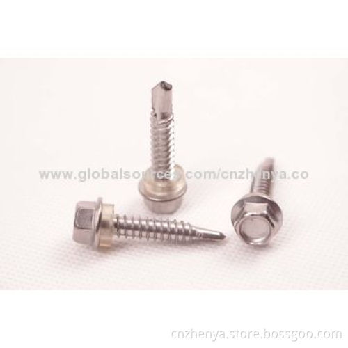 Hex Head Self Drilling Screws with EPDM Washer DIN7504